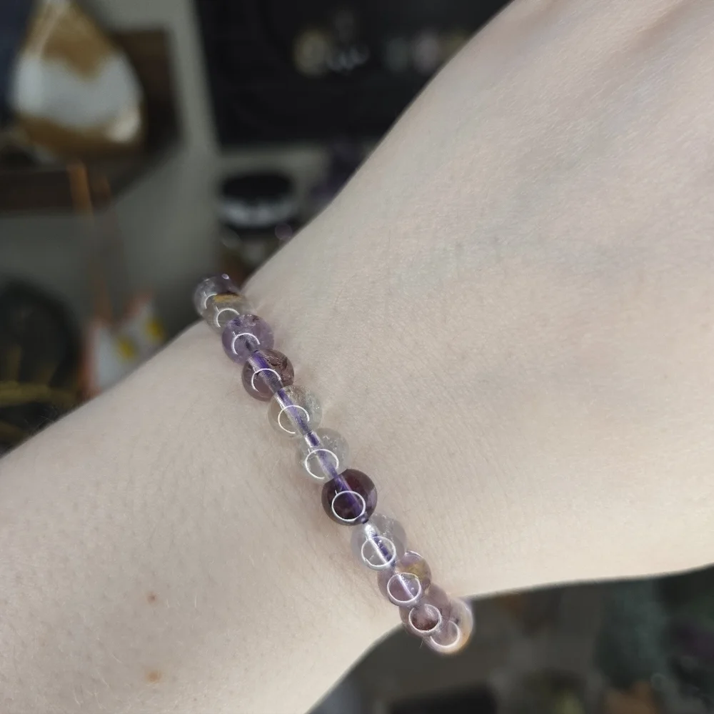Super 5 Crystal Beaded Bracelet